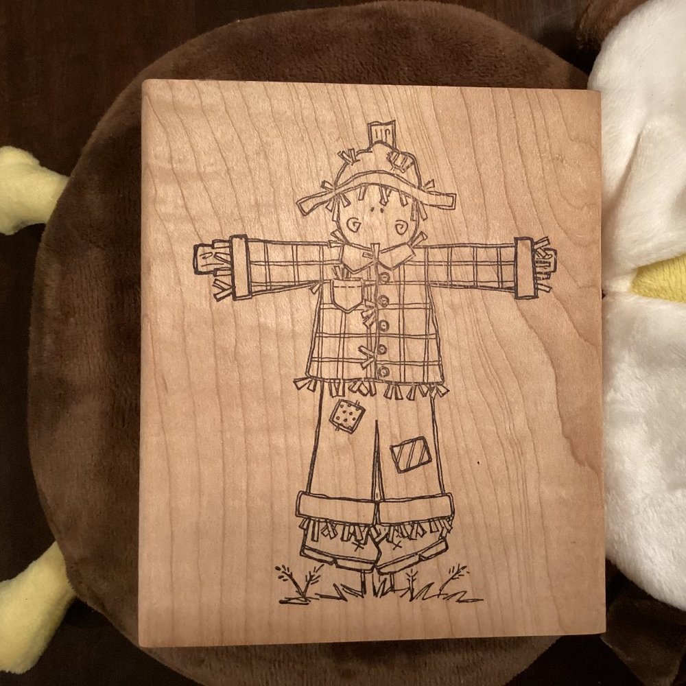 Scarecrow Rubber Stamp by Imaginations